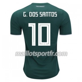 Maillot de Foot Mexique G.Dos Santos 10 Domicile Coupe du monde 2018
